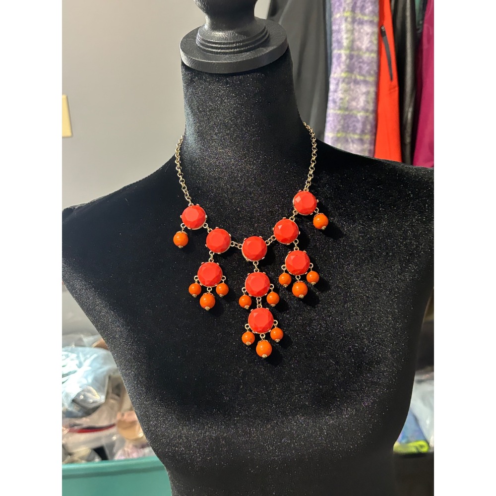 Tangerine Dream Statement Bib‎ Necklace
